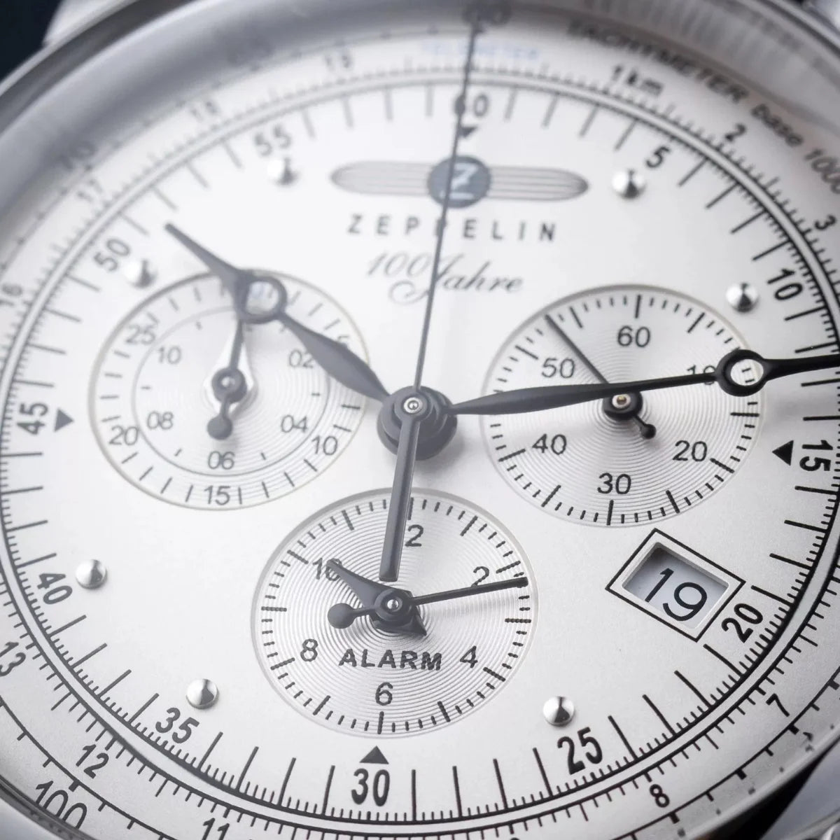 Relógio Masculino Automático Zeppelin 100 Anos Preto Cronógrafo