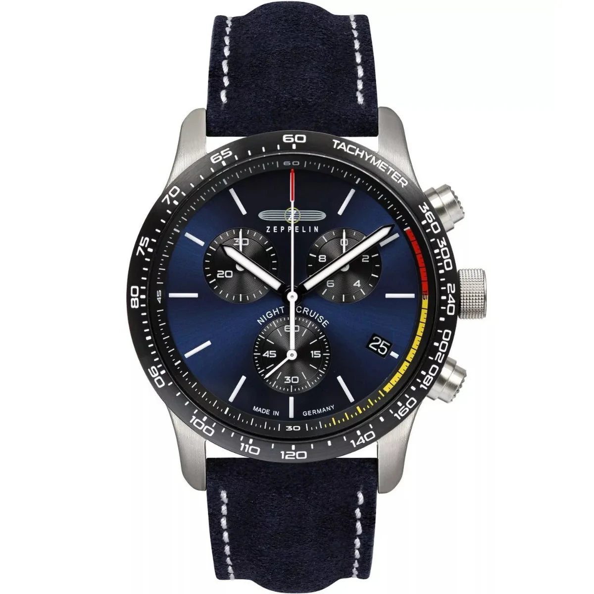 Relógio Masculino Zeppelin Cruise Blue 100 Anos Cronógrafo
