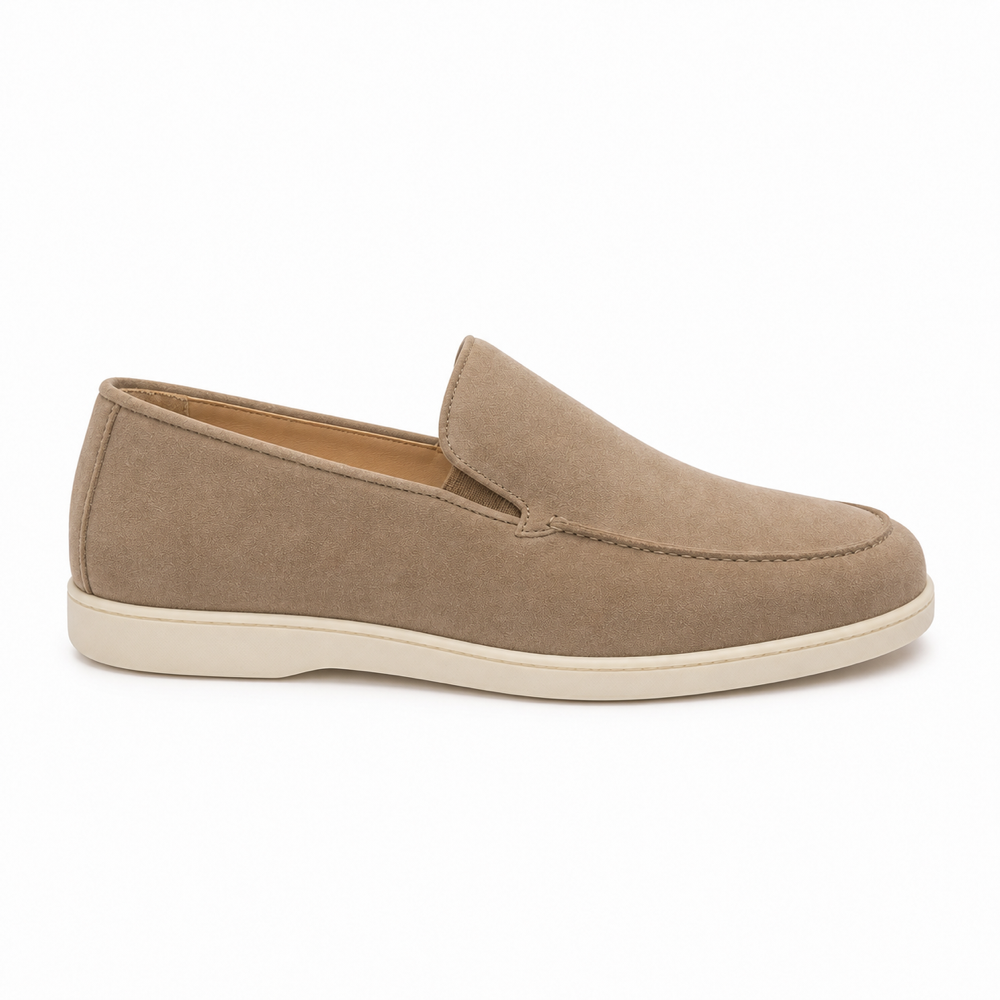 Mocassim Loafer Mota Areia em vista lateral