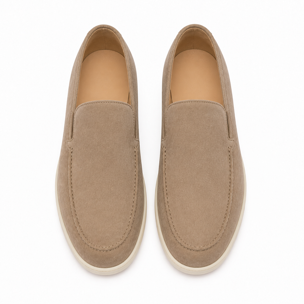 Mocassim Loafer Mota Areia em vista superior