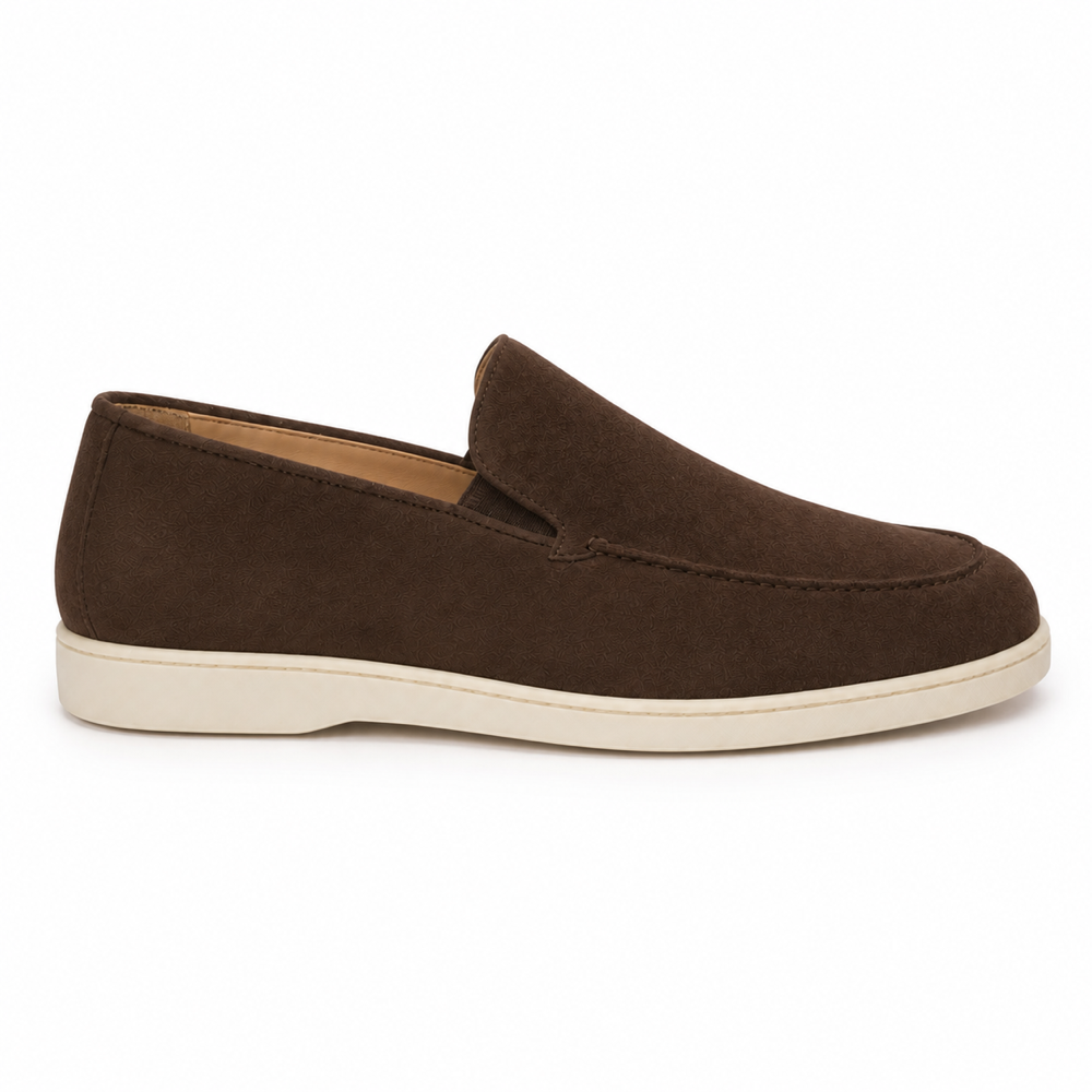Mocassim Loafer Mota Café em vista lateral